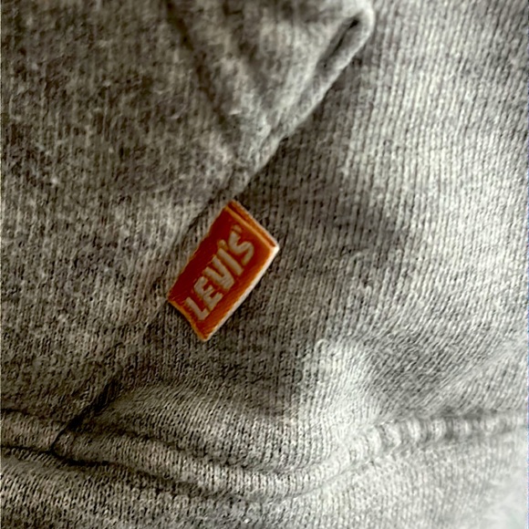 Levi’s Gold Tab size Medium gray pullover hoodie with front kangaroo pocket - Picture 7 of 13